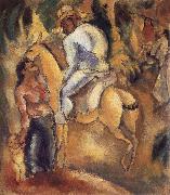 Jules Pascin Rider of Cuba oil painting